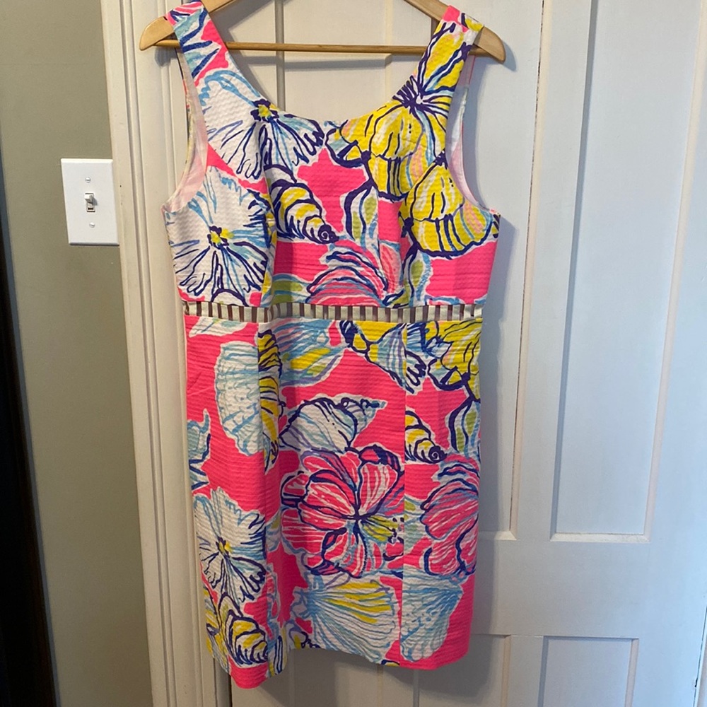 Lilly Pulitzer Iggy Cut Out Waist Shift Dress